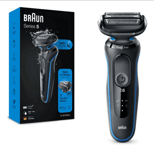 Afeitadora Braun 50-b1000s Series 5 En Seco Y Mojado Alemana Color Azul