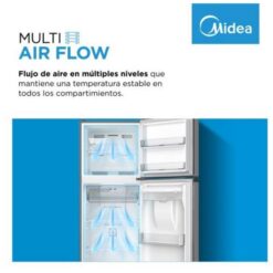 Heladera Midea con Freezer No Frost Inverter Gris 412 L (MDRT580) - Imagen 4