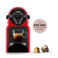 Cafetera Nespresso Inissia Red 0.7 Lts