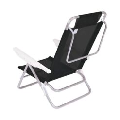 Alternative view of Reposera Mor Summer Baja Aluminio 7/8 Baja Coversol Negro (2155)