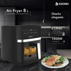 Alternative view of Freidora De Aire Suono Digital 8l 1800w Color Negro