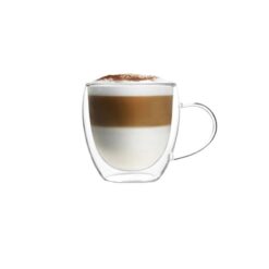 Alternative view of Taza Crystal Rock Doble Vidrio Con Asa 250 Ml (57917151)