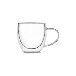 Taza Crystal Rock Doble Vidrio Con Asa 250 Ml (57917151)