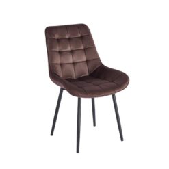 Alternative view of Silla Ego Design tapizada capitone pack x 4 unidades marrón (85917850)