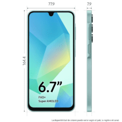 Alternative view of Celular Samsung Galaxy A16 128/4GB NFC Verde Claro