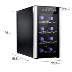 Alternative view of Cava De Vino Electrolux Erw085xamb 8 Botellas