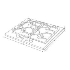 Anafe Whirlpool (Gma6422x)  Inox - Imagen 5