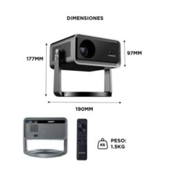 Alternative view of Proyector Gadnic Full HD 10.000 Lumens Android 12 (PROJ330W)