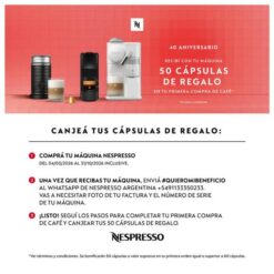 Alternative view of Cafetera Nespresso Inissia Black (D40-AR-BK-NE5-IMPO)