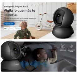 Camara Seguridad Tapo C201 Mov Remoto Day/Night SD Wifi IA Negra (C201) - Imagen 7