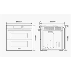 Horno Samsung Dual Cook Flex Wifi 76 Lts Wifi (NV7B5745TAK) - Imagen 4