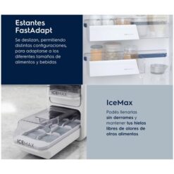 Heladera Electrolux Bottom Freezer No Frost Inverter Con Freezer 429L Inox (IB6S) - Imagen 9