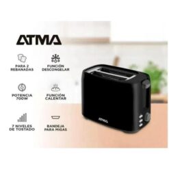 Tostadora Philco 2 Bahias 700w Negro  (TO20BPN) - Imagen 2