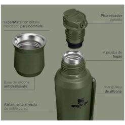Termo Stanley Ideal Mate System 1.2 Lt Hammertone Frost (10-20725-034) - Imagen 5