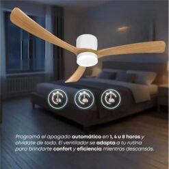Ventilador De Techo Abon Garden Línea Zentra (AGZ 48 200 BL OS) - Imagen 3