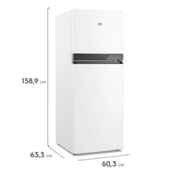 Heladera Gafa 320L No Frost Top Freezer Inverter Blanca HGNF283B - Imagen 3